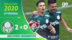 Palmeiras x fluminense l campeonato brasileiro 2021 (13ª rodada) data e hora > o palmeiras possui retrospecto amplamente favorável contra o fluminense desde o primeiro encontro. Palmeiras 2 X 0 Fluminense Melhores Momentos 21Âª Rodada Brasileirao 2020 Ge Globo Youtube