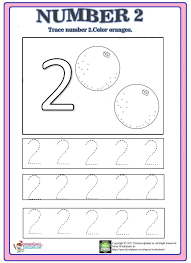 Numbers math printables for kids mr printables. Number 2 Trace Worksheet Preschoolplanet