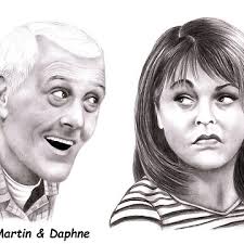 Sweat à capuche léger for Sale avec l'œuvre « Martin et Daphné » de  l'artiste Margaret Sanderson