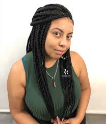 Box braids with middle part #middlepart #boxbraids #protectivestyles #braidedhairstyle. 30 Trendy Box Braids Styles Stylists Recommend For 2020 Hair Adviser