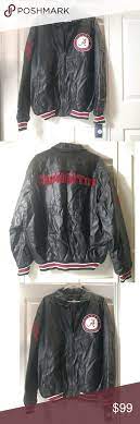 Alabama Crimson Tide Leather Jacket Size Large Alabama Crimson Tide Leather Jacket Jackets