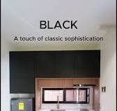 Black kitchen cabinet design that seamlessly blends style with functionality! , Black cabinets add a touch of luxury and modernity to any kitchen space, elevating the overall aesthetic., With clever ...