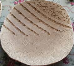Quilting with clay | hand building slab hanging art project. Latest Slab Bowls Row S Pottery Shed