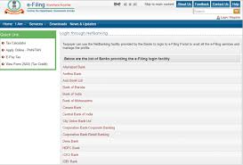 Welcome to safe & secure banking! Evc Generation Through Net Banking Income Tax Filing Indiafilings