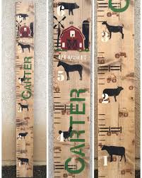 farm growth chart custom designs and color and personalize