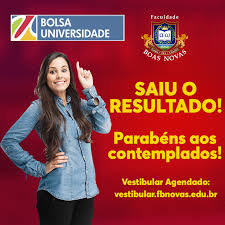 O programa bolsa universidade vai permitir o ingresso de mais de 17 mil alunos em faculdades. Bolsa Universidade Faculdade Boas Novas
