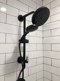 Moen Matte Black Shower Arm With Diverter Lowes Com Moen Shower Moen Shower Fixtures Shower Fixtures