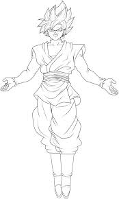 Maybe you would like to learn more about one of these? Goku Black Super Saiyan Rose Lineart By Chronofz On Deviantart Dragon Ball Super Artwork Dragon Ball Super Art Dragon Ball Art