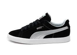 Suede is leather with a soft , slightly rough surface. Buy Online Puma Suede Vintage Made In Japan In Puma Black Silver Asphaltgold