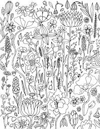 And there is always a free coloring page (or several) for each one of those! Flower Free Printable Coloring Pages For Adults Only Pdf Novocom Top