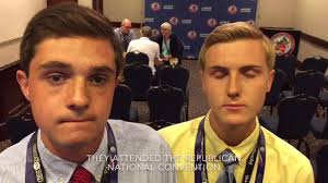 Colton Hillman and Collin Edger are young Republicans