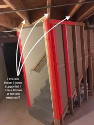 Fortunately the basement of yesterday is a far cry from the basement of today, starting with the very steps we journeyed down. Opening Up Basement Stairs Diy Home Improvement Forum