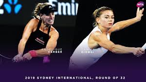 Visit our other official pages: Angelique Kerber Vs Camila Giorgi 2019 Sydney International Round Of 32 Wta Highlights Youtube