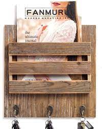 Shipping via any other shipping services implies that responsibility for full freight, plus any . Rustic Wood Wall Mounted Entryway Mail Holder Organizer With 3 Key Hooks Buy Rustic Wood Mail Holder Organizer 4 Key Hooks Mail Organizer Wall Mount File Holder Metal Mail Holder Organizer 4 Key