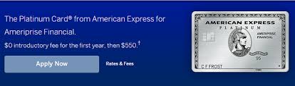 Earn up to 6% cashback*. Amex Platinum For Ameriprise Credit Card 30 000 Bonus Points 5x Points On Flights And Hotels Up To 200 Uber Savings Annually Annual Fee Waived First Year