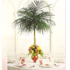 Palm Tree Centerpiece Tropical Wedding Centerpieces Wedding Centerpieces Tropical Wedding