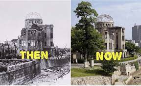 A City Rebuilt From The Ashes Hiroshima Nagasaki Then And Now In 2021 Hiroshima Nagasaki Hiroshima Nagasaki