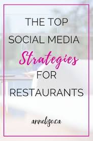 Social Media Strategies For Restaurants Restaurant Social Media Restaurant Marketing Strategies Marketing Strategy Social Media