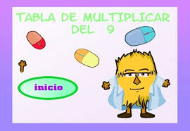 Sólo asegúrate de nunca hacer este juego después de una comida o con niños muy pequeños ya. Juego De La Tabla De Multiplicar Del Nueve