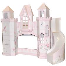 Toddlers often climb out of their crib. Palagio Castle Bed W Curved Slide