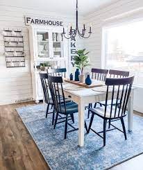 Xrhom dining chairs set of 2 linen fabric upholstered farmhouse dining room chairs french bedroom kitchen chairs with round backrest carving solid wood leg dining chair, beige $219.90 $ 219. 15 Amazing Farmhouse Dining Room Decor Ideas Trends