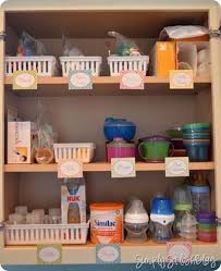 32 Simple Organize For Everything That Baby Needs Baby Cabinet Baby Organization Baby Storage