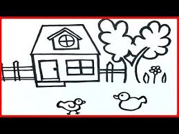 Drawing house ev nasıl çizilir kolay basit how to draw house easy with garden como desenhar uma casa step by step tutorial. Ev Cizimi Agac Boyama Cocuklar Icin Renkleri Ogrenme Youtube Drawings Tree Drawing Colorful Art