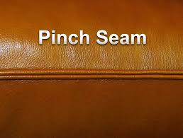 Pinch Seam Leather Upholstry Sofa Company Leather Sofa