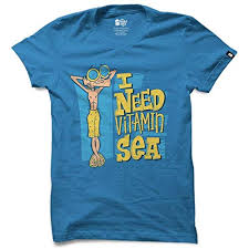 The Souled Store Tinkle Vitamin Sea Graphic Printed Cotton