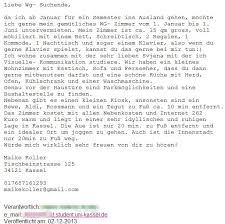 Ort und lage der neuen wohnung: Wohnungssuche Dafmedienproduktion