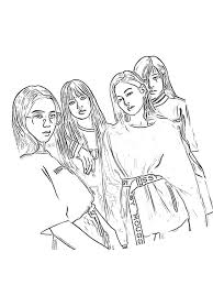 Blackpink is a popular band under the label of one of the largest agencies in south korea. Blackpink Coloring Pages Free Printable Blackpink Coloring Pages