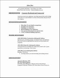 Carpenter Resume Examples Samples Free Edit With Word