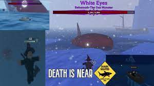 WHITE EYES SEA MONSTER ENCOUNTER / Arcane Odyssey - YouTube