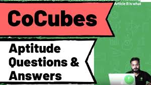 Cocubes Online Test Exam Questions And Previous Placement Papers