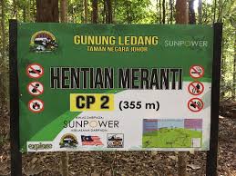 You will see signposts for taman negara gunung ledang. Wikiloc Picture Of Hentian Meranti Cp2 1 1