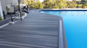 Pool Deck Deck Ebony Fence Deck Pool Deck Outdoor Vinyl Flooring Decks Around Pools Wood Pool Deck