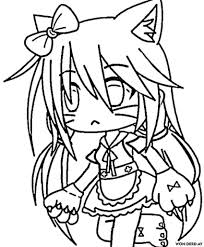 Imagens para pintar gacha life. Desenhos De Gacha Life Para Colorir Imprimir Grande Colecao
