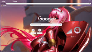 Reflection of city night lights live wallpaper. Zero Two 4k Chrome Theme Themebeta