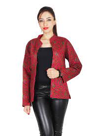 Women S Cotton Full Sleeve Jacket Red This Is A Handmade Jecket Dresses For Special Occasions Jacke Clothes For Women Jackets For Women Ladies Dress Design