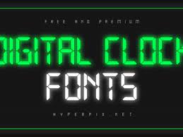 The fonts in use section features posts about fonts used in logos, films, tv shows, video games, books and more; Best Digital Clock Fonts Free Premium 2021 Hyperpix