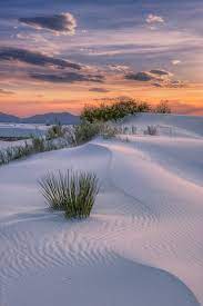 Sunset At White Sands N P In Az Beautiful Landscapes Landscape Photography White Sands National Monument