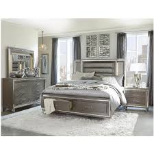Stephanie Gray 4 Piece Queen Bedroom Set El Dorado Furniture