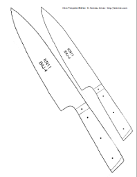 Each has multiple sizes to fit your stock. Diy Knifemaker S Info Center Knife Patterns Iii