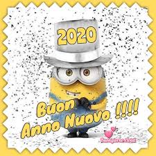 2020 Buon Anno Nuovo Minions Natale Divertente Felice Anno Nuovo Auguri Anno Nuovo