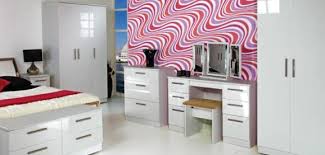 Beds mattresses mattress toppers under bed storage bedside tables wardrobes chests of drawers mirrors bedding duvet cover sets blankets & throws curtains & blinds. Knightsbridge High Gloss Bedroom Furniture