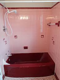 The red shade represents grace and top class. A Color Scheme For A Pink Maroon And White Bathroom