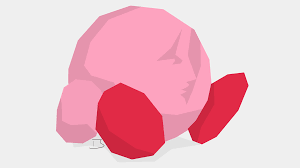 I made a kirby icon. A Low Poly Rendition Of Kirby Doing Taxes Mineplex