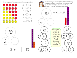 Year 1 Missing Number Calcuations Using Part Whole Models And Cubes