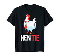 Amazon.com: Hentie Hentai Japanese Funny Chicken Hen-Tie Mens Womens  T-Shirt : Clothing, Shoes & Jewelry