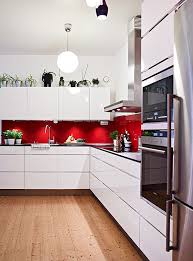 Red and white kitchen furniture. Stunning Furniture Mesmerizing Red White Kitchen Cabinets 43